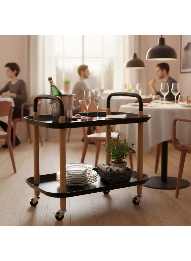 Space-Saving Rolling Storage Organizer – Multi-Tier Cart Trolley for Kitchen, Bathroom & Home - Image 1